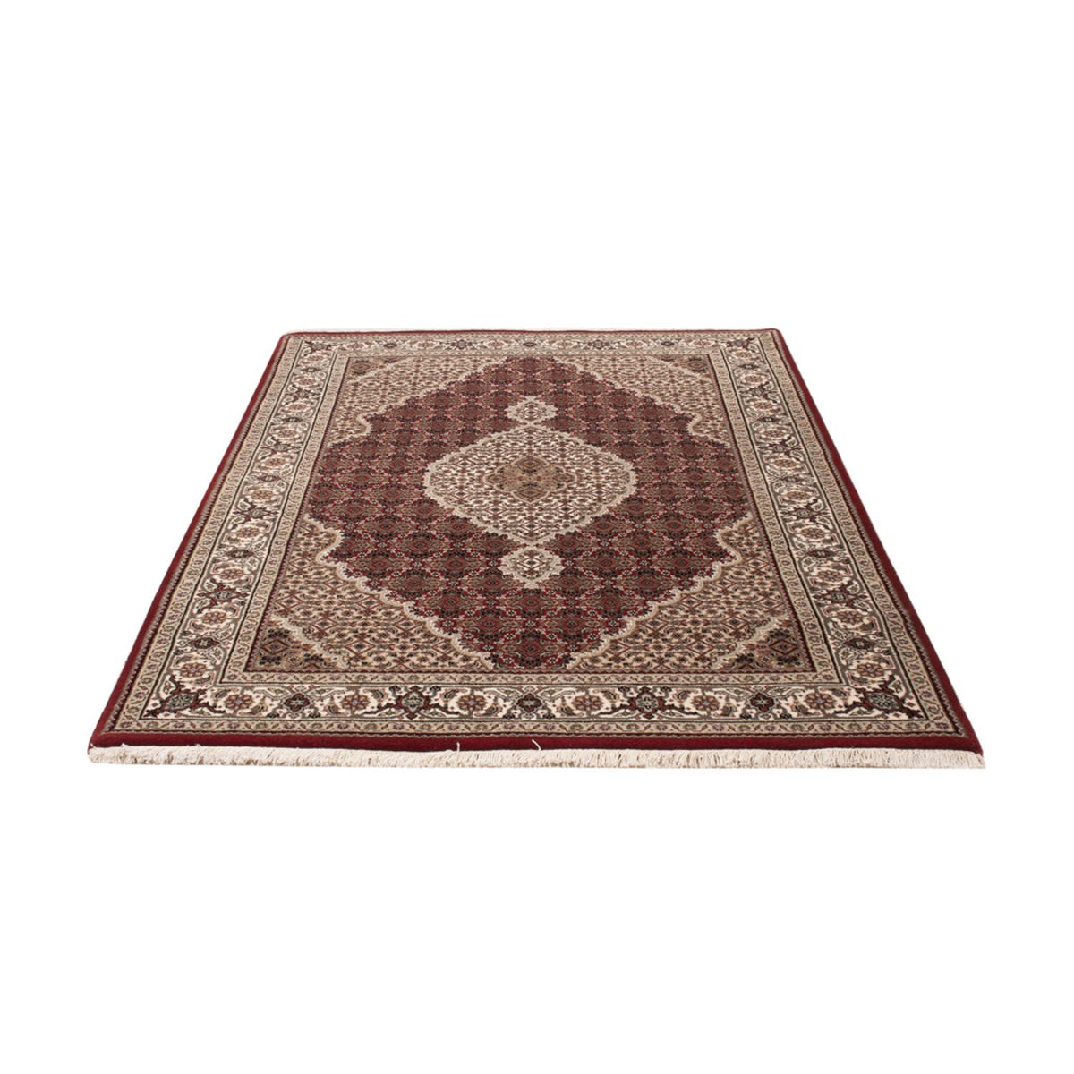 Tapis oriental - Tabriz - 187 x 123 cm - beige foncé