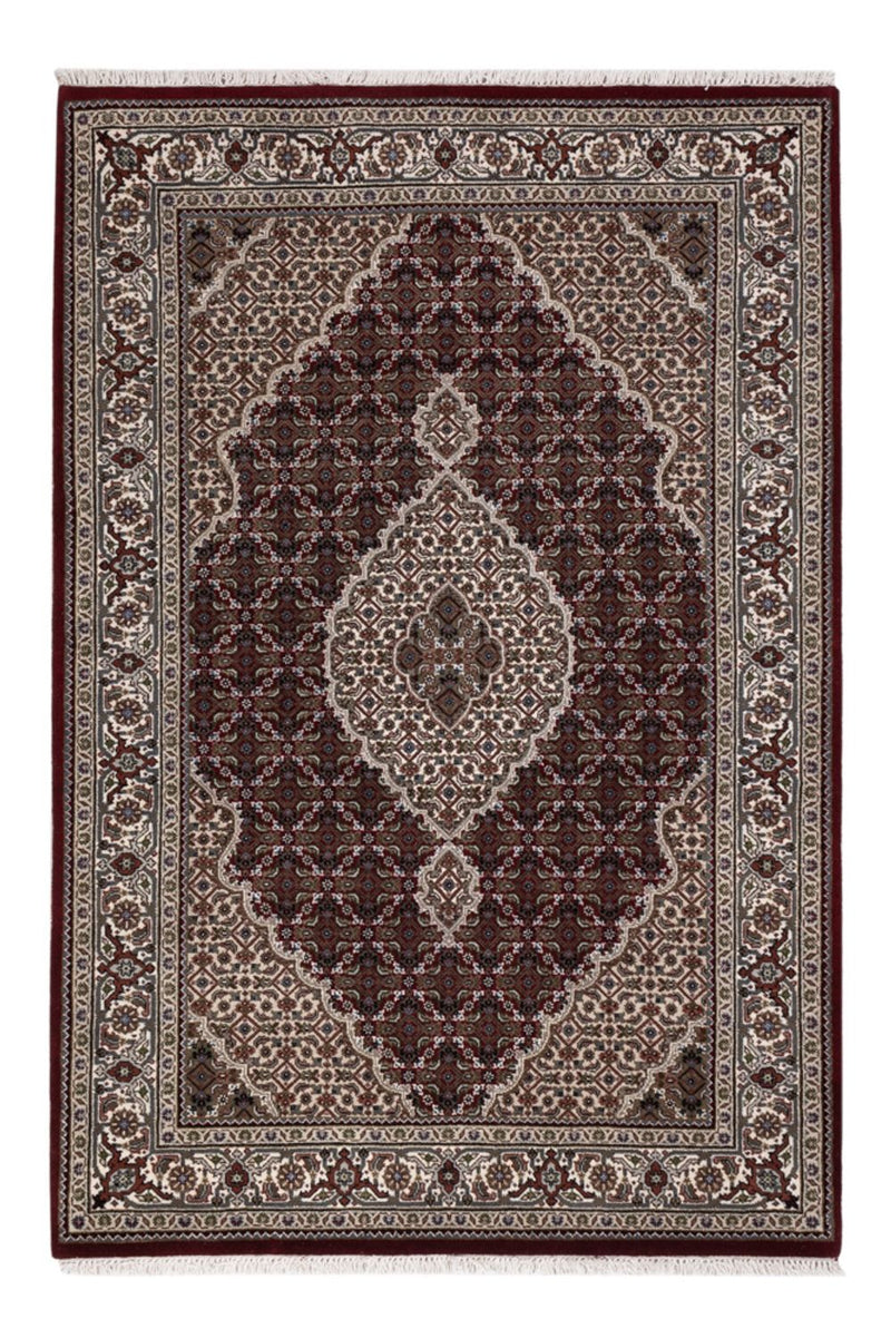 Tapis oriental - Tabriz - 186 x 124 cm - beige foncé