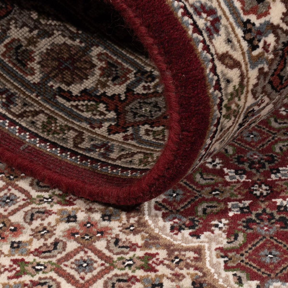 Tapis oriental - Tabriz - 183 x 119 cm - beige foncé