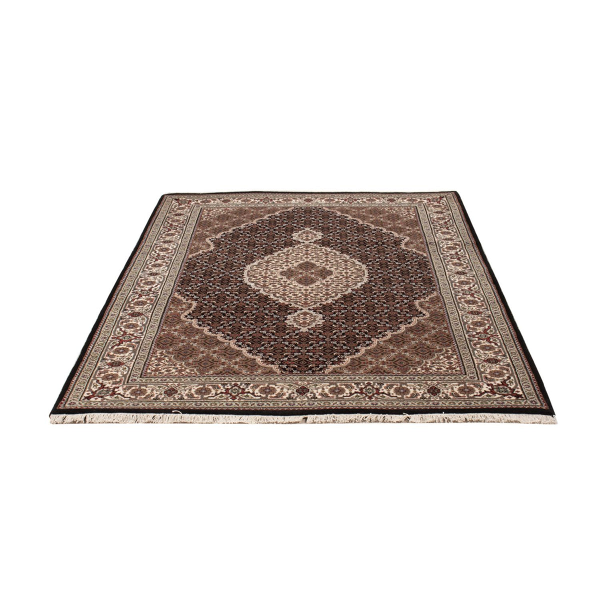 Tapis oriental - Tabriz - 185 x 125 cm - beige foncé