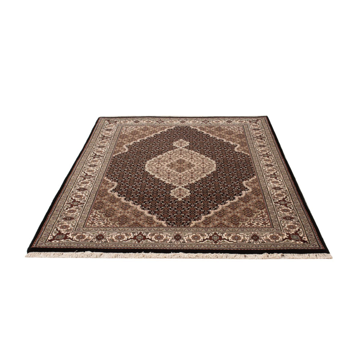 Tapis oriental - Tabriz - 184 x 124 cm - beige foncé