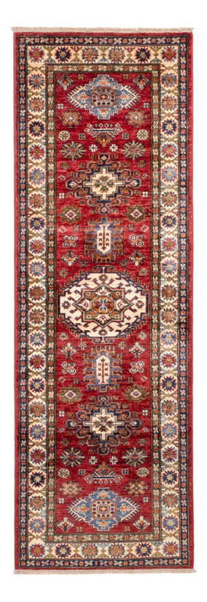 Tapis de couloir Tapis Ziegler - Kazak - 245 x 77 cm - rouge
