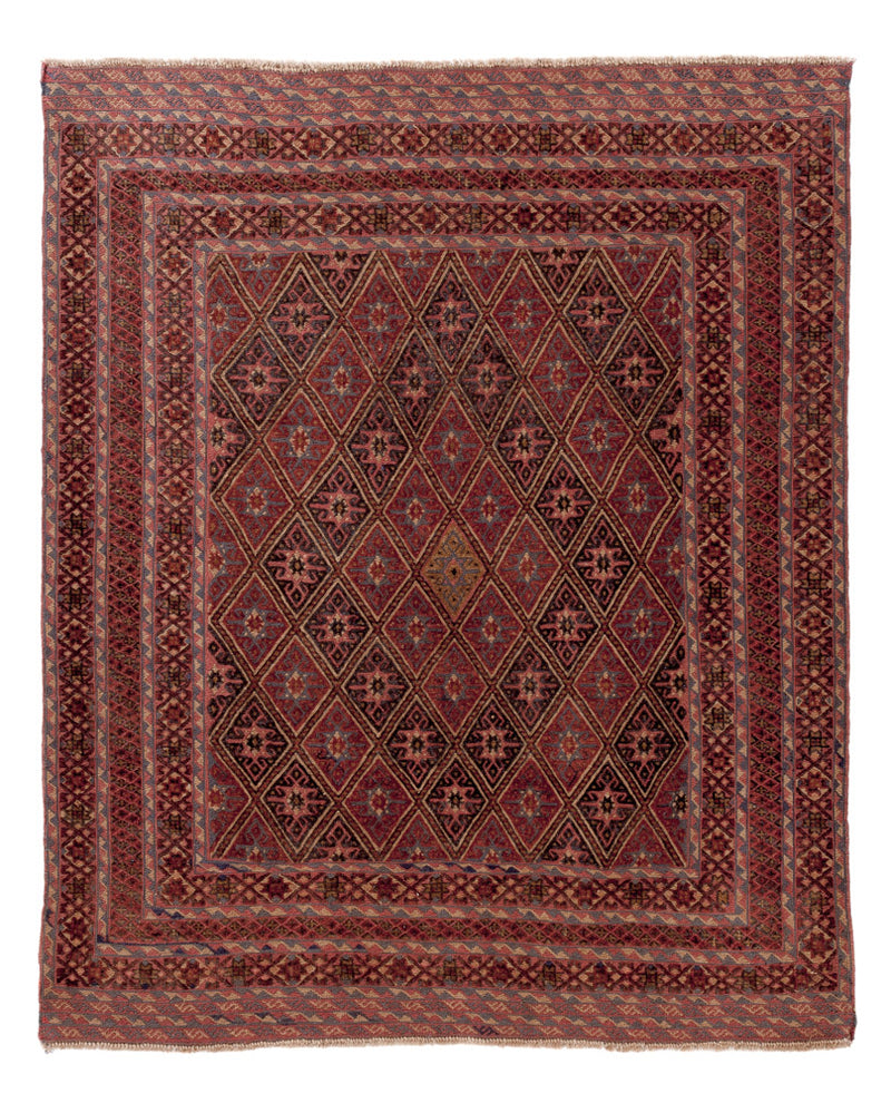 Kelim Teppich - Oriental - 193 x 156 cm - mehrfarbig