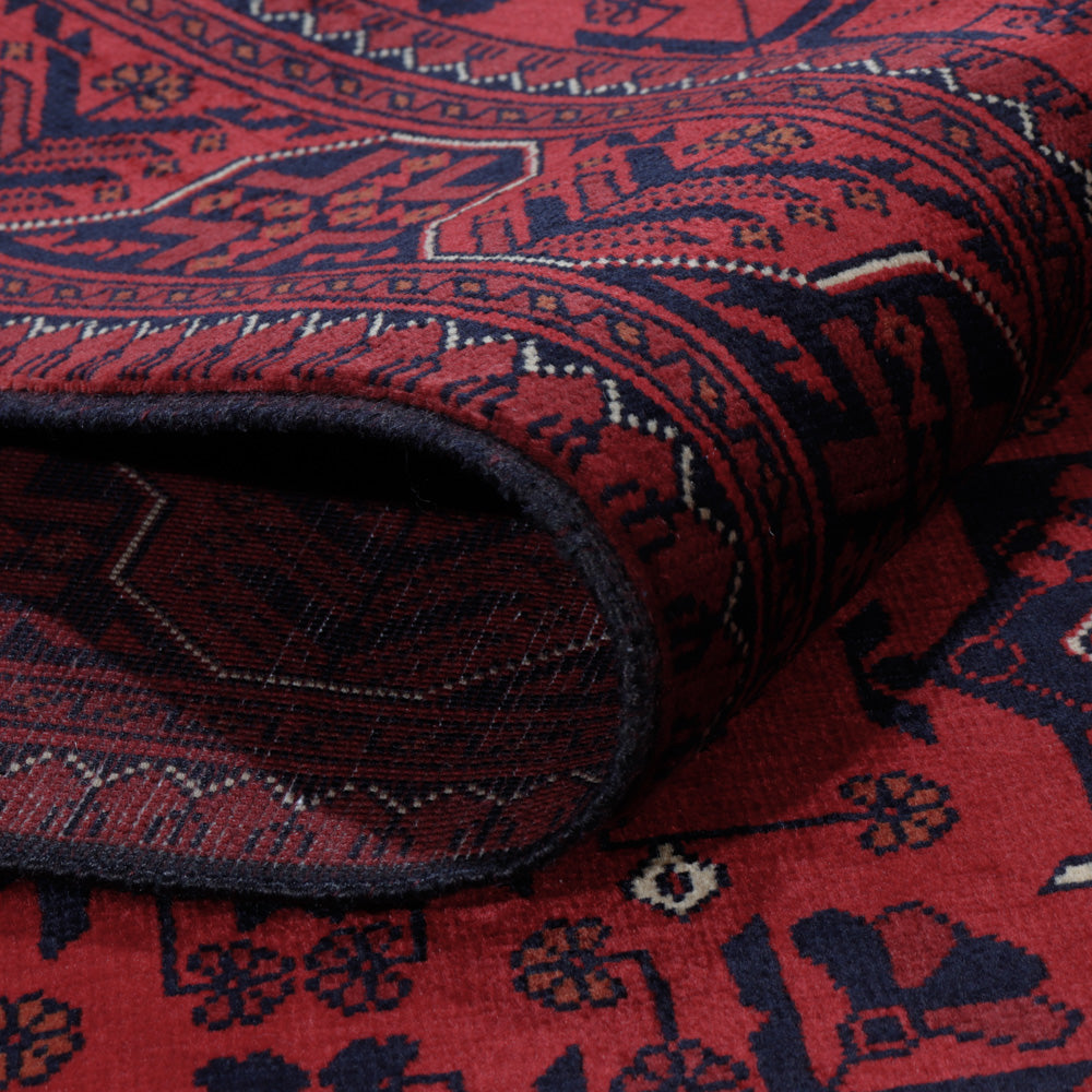 Afghan Teppich - Royal - 193 x 149 cm - rot