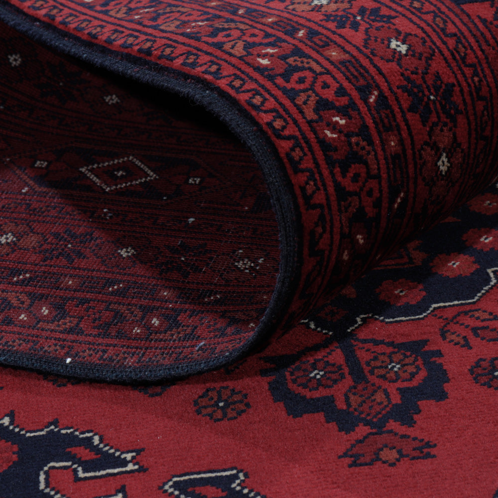 Afghan Teppich - Royal - 196 x 154 cm - rot