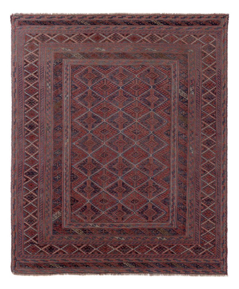 Kelim Teppich - Oriental - 186 x 152 cm - mehrfarbig