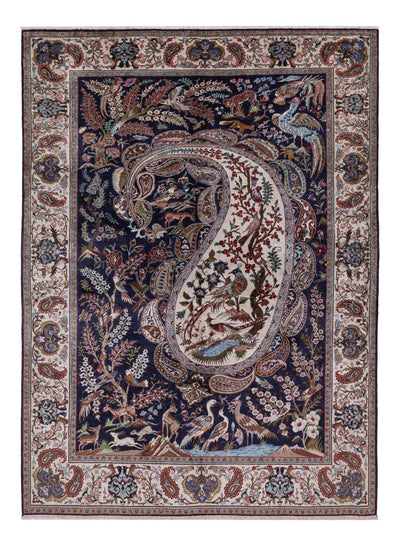 Tapis de Qom Tapis 140x195cm - Tapis persan