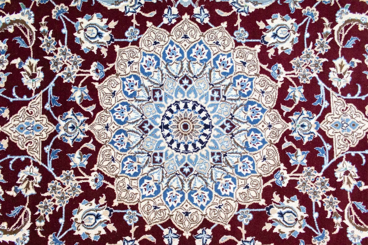 Tapis persan - Nain - Royal - 290 x 240 cm - rouge