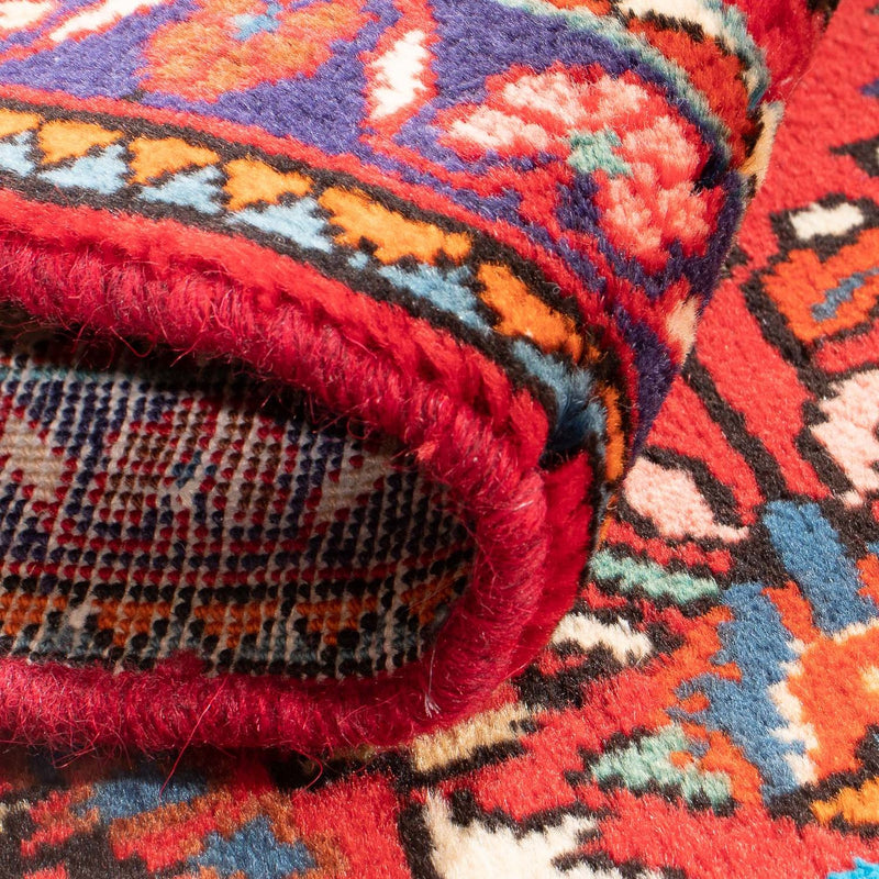 Tapis persan - Nomadic - 81 x 63 cm - rouge