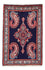 Tapis persan - Classique - 103 x 65 cm - bleu foncé