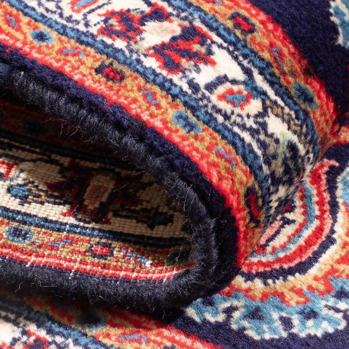 Tapis persan - Classique - 103 x 65 cm - bleu foncé