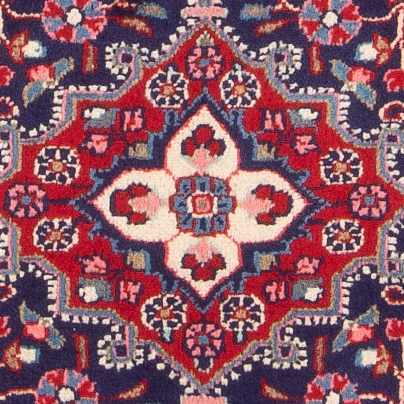 Tapis persan - Nomadic - 88 x 69 cm - bleu foncé