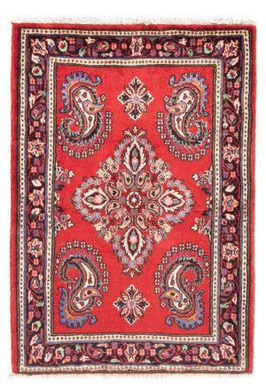 Tapis persan - Classique - 100 x 70 cm - rouge