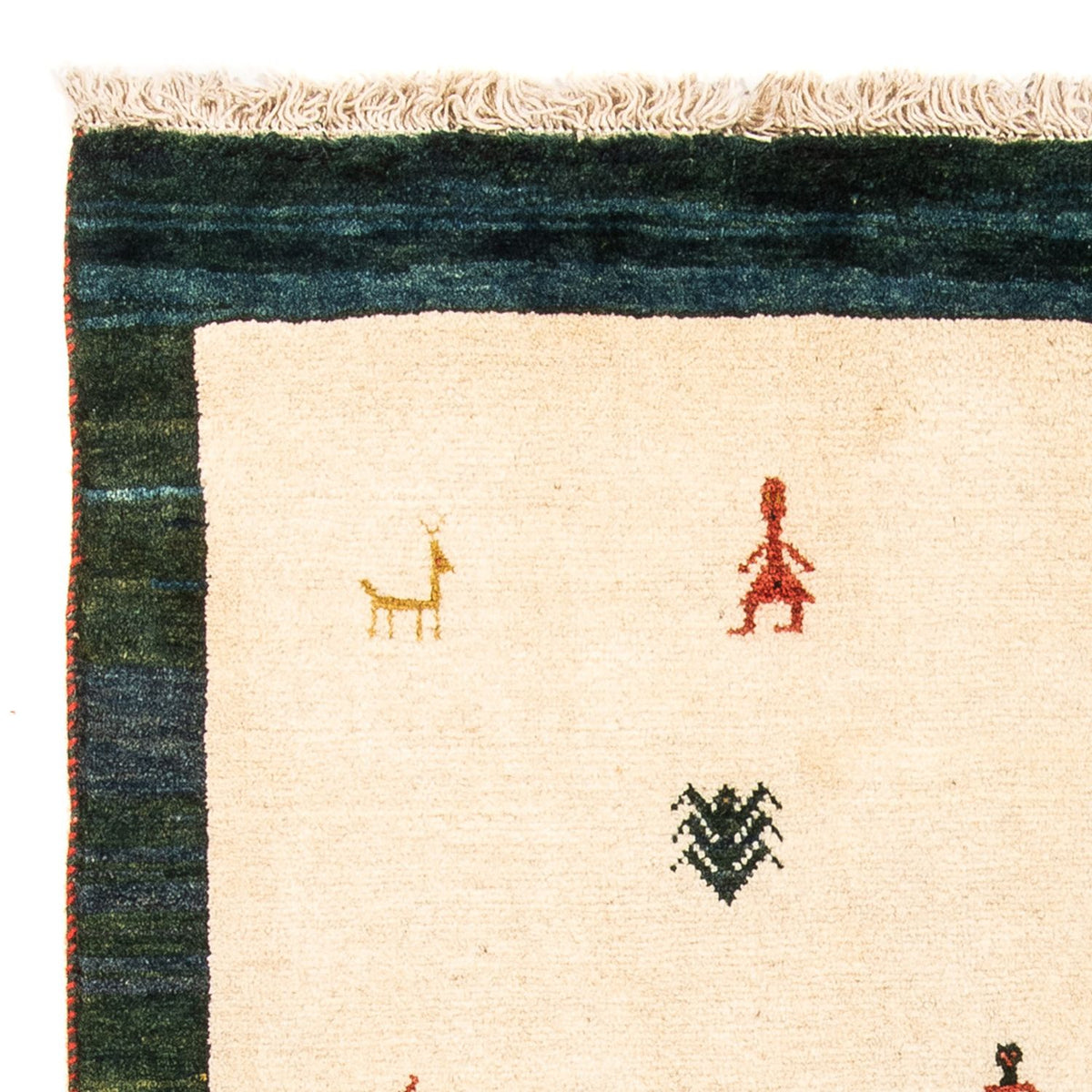 Tapis Gabbeh - Persan - 152 x 100 cm - multicolore