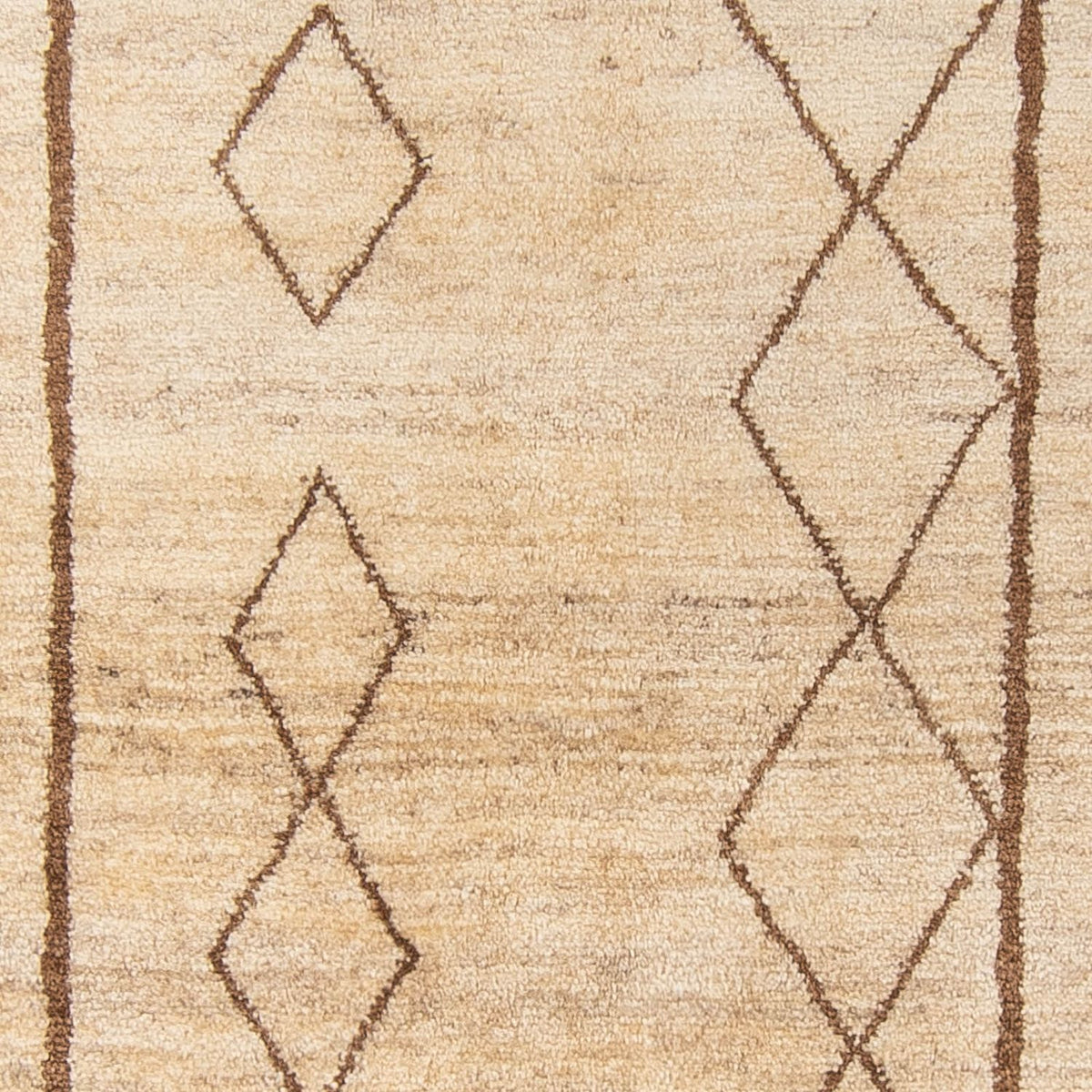 Tapis berbère - 203 x 164 cm - beige