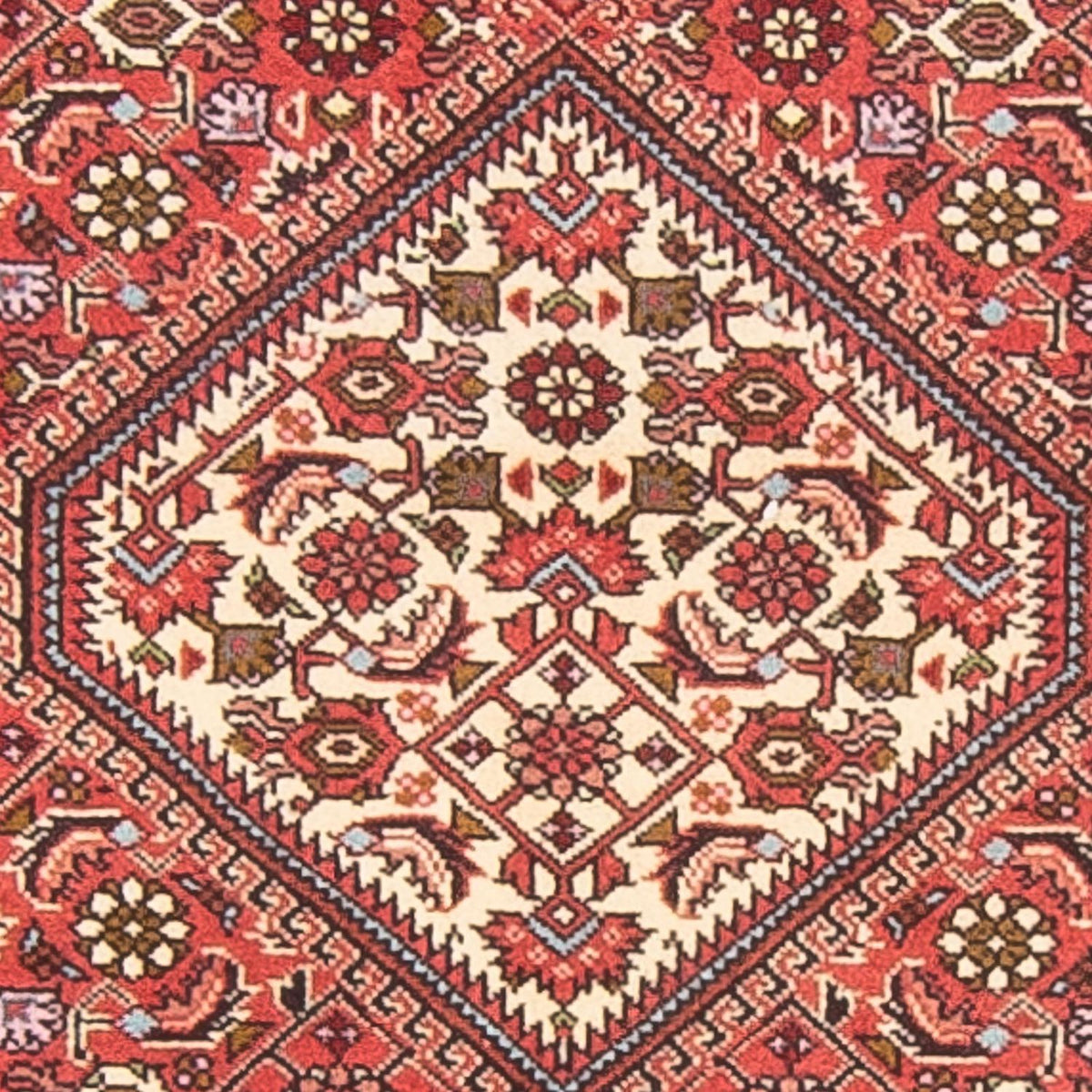 Tapis de couloir Tapis persan - Bidjar - 270 x 82 cm - rouge