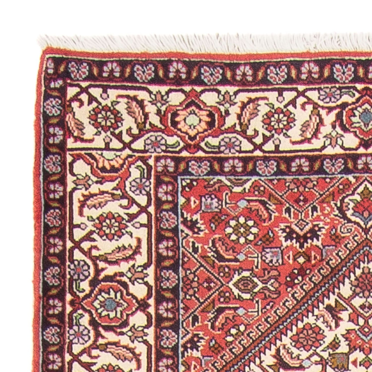 Tapis de couloir Tapis persan - Bidjar - 270 x 82 cm - rouge