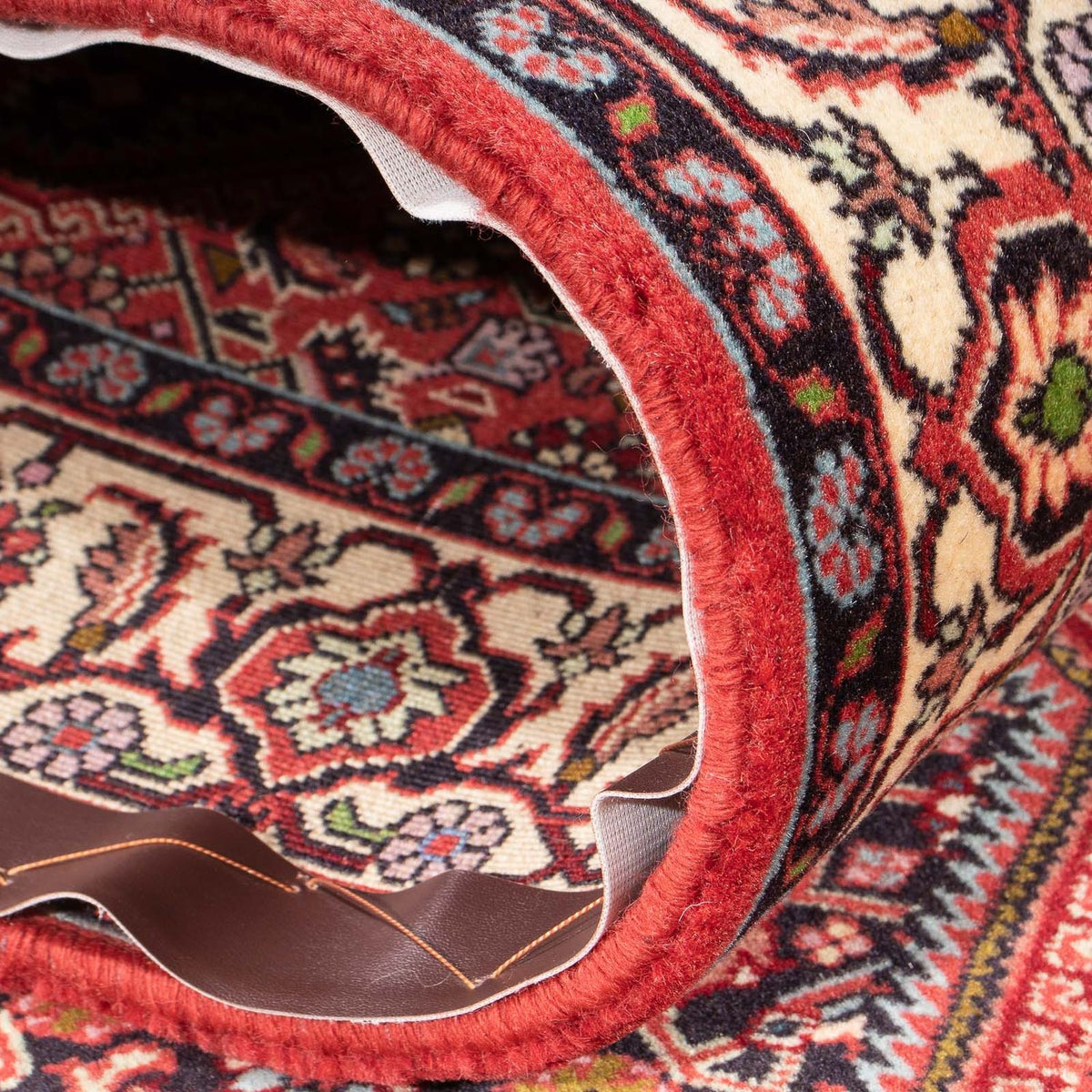 Tapis de couloir Tapis persan - Bidjar - 270 x 82 cm - rouge