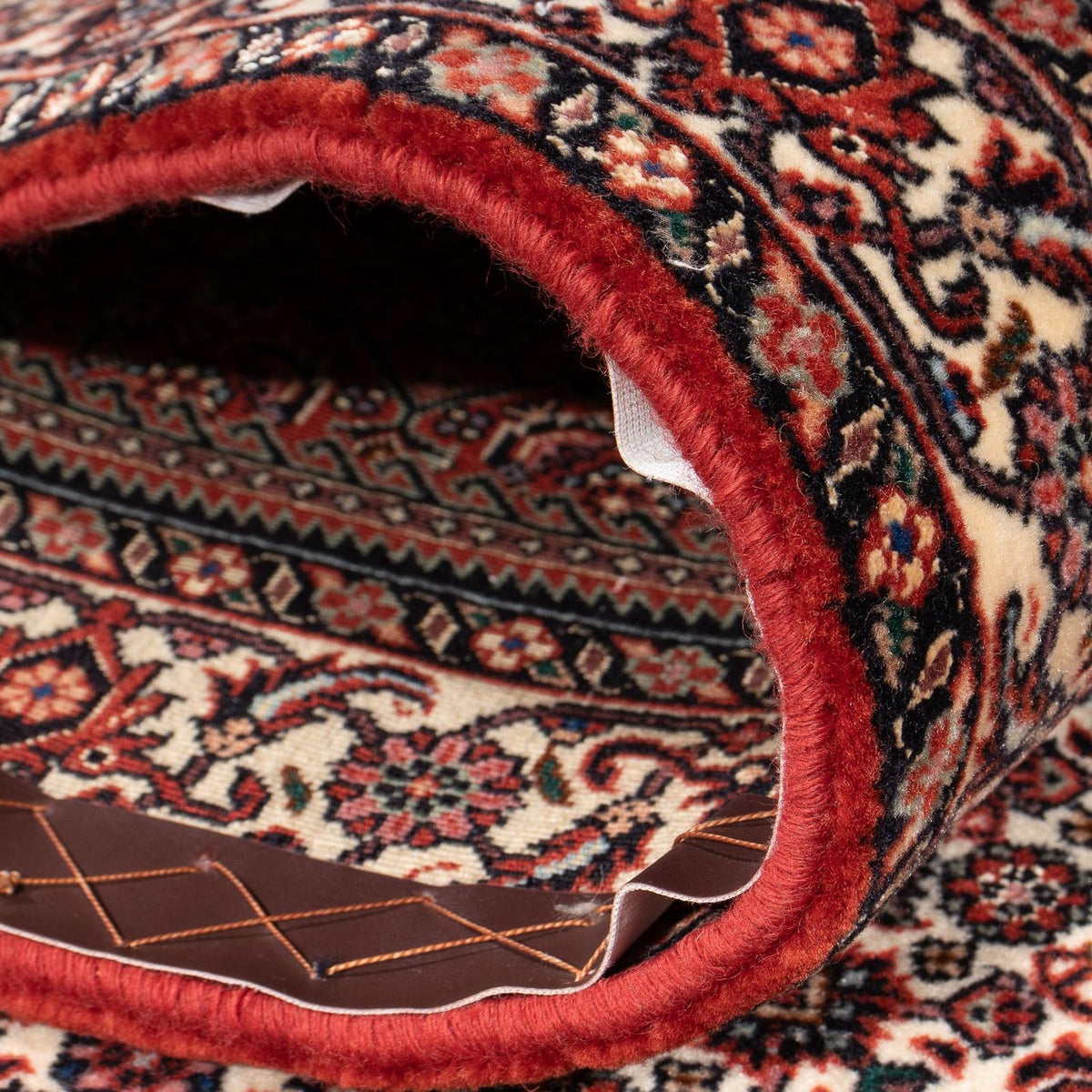Tapis de couloir Tapis persan - Bidjar - 236 x 80 cm - rouge
