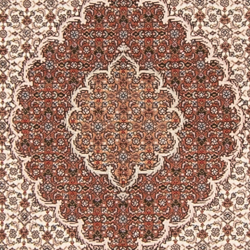 Tapis de couloir Tapis persan - Tabriz - Royal - 212 x 82 cm - beige