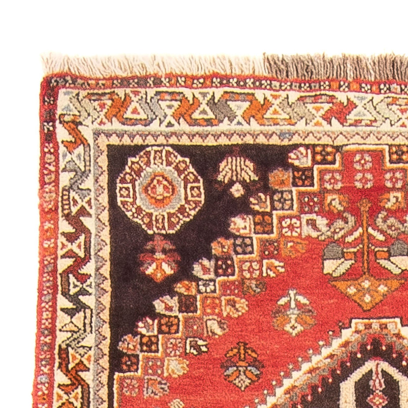 Tapis de couloir Tapis persan - Nomadic - 160 x 83 cm - rouge