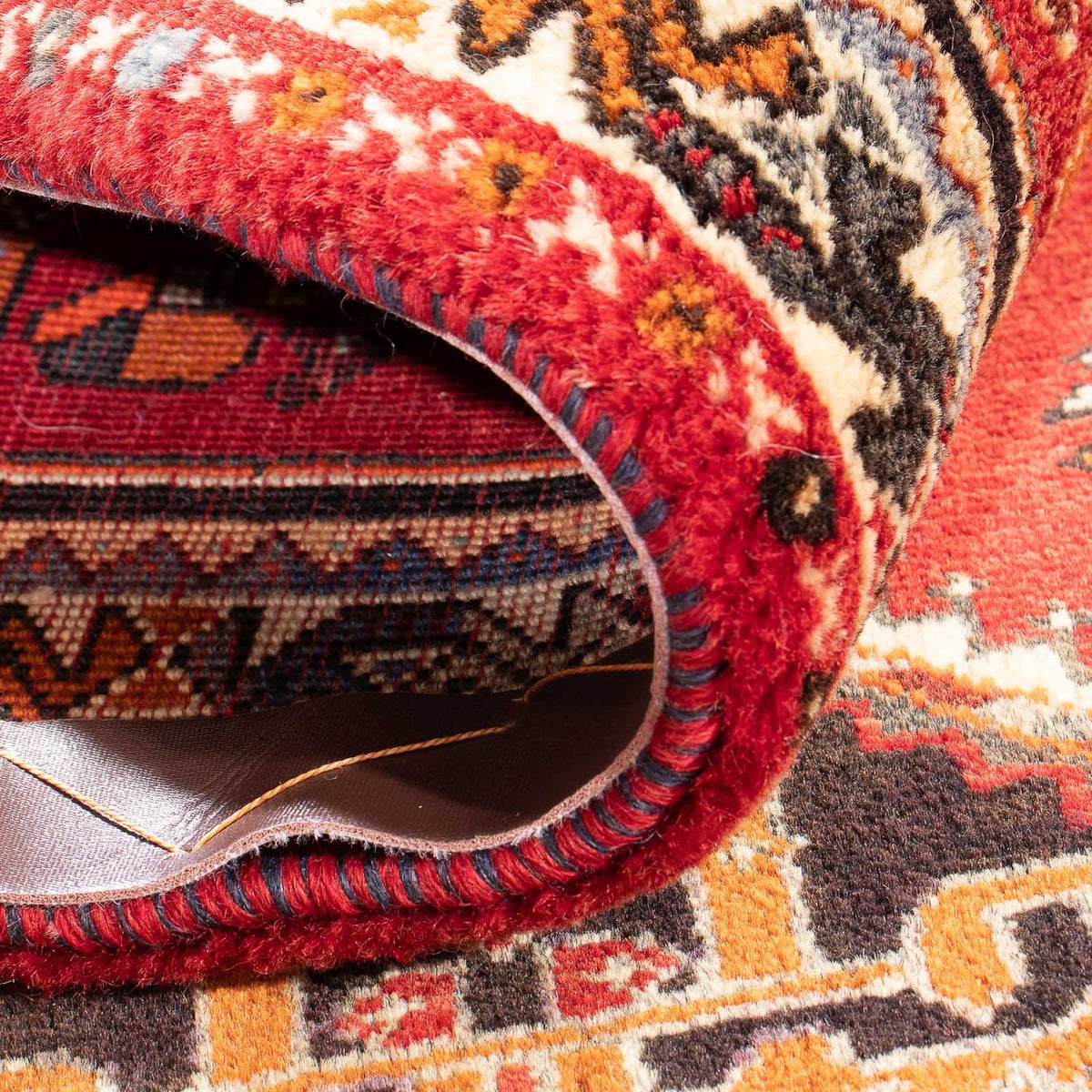 Tapis de couloir Tapis persan - Nomadic - 160 x 83 cm - rouge