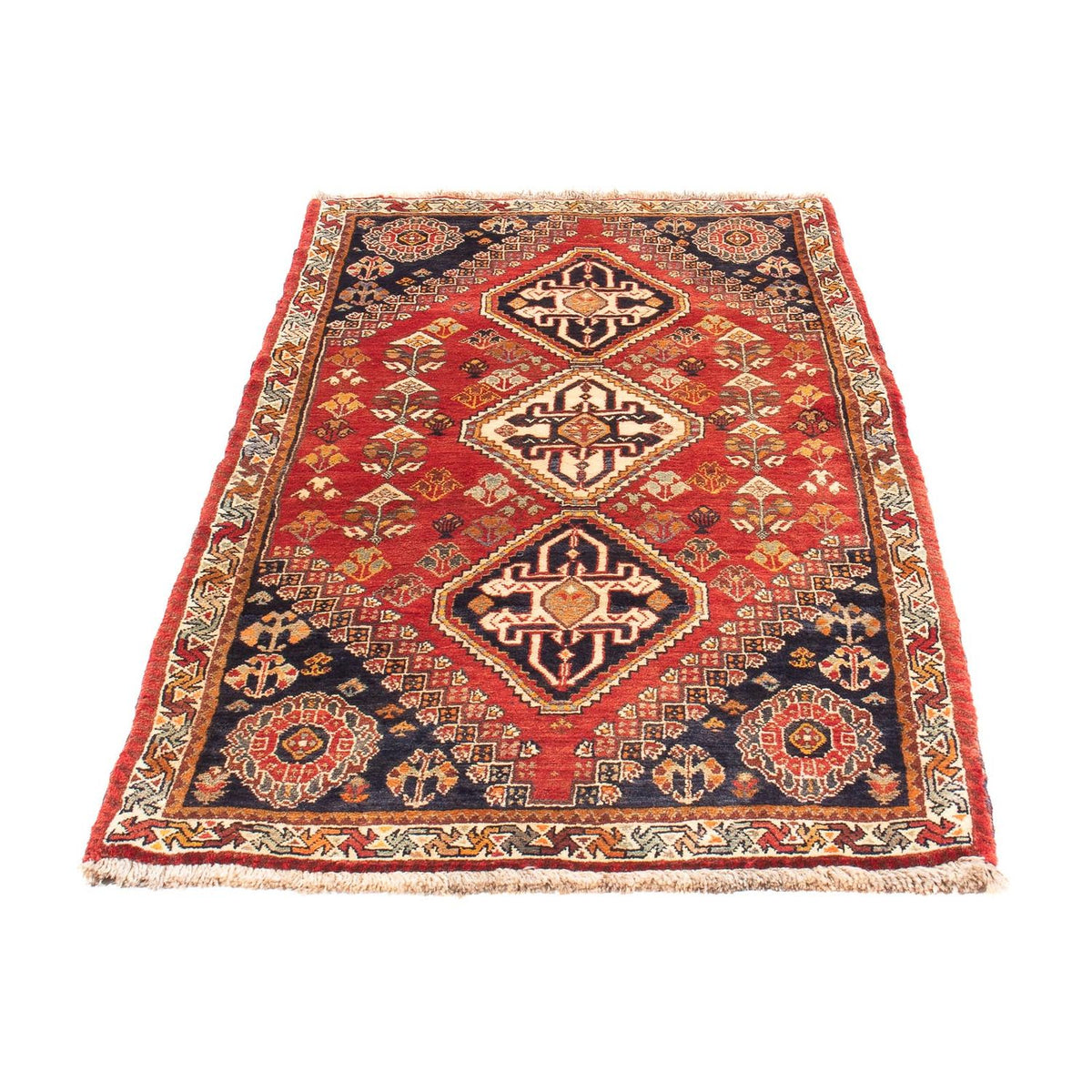 Tapis de couloir Tapis persan - Nomadic - 172 x 82 cm - rouge
