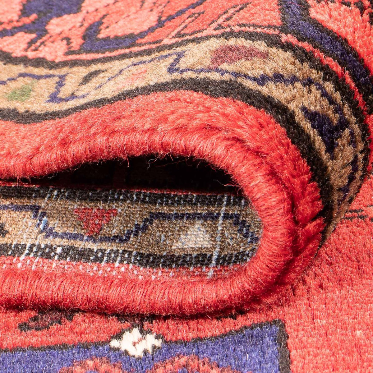 Tapis persan - Nomadic - 185 x 135 cm - rouge