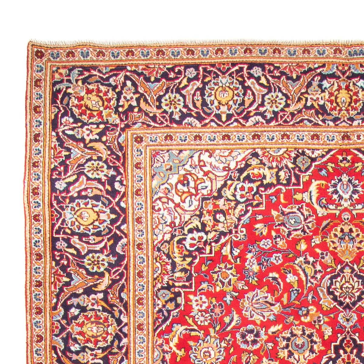 Tapis persan - Keshan - 290 x 195 cm - rouge