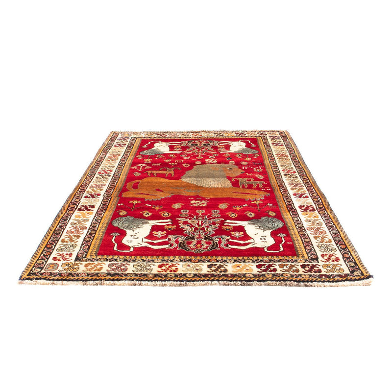 Tapis Gabbeh - Persan Kashkuli - 265 x 171 cm - rouge