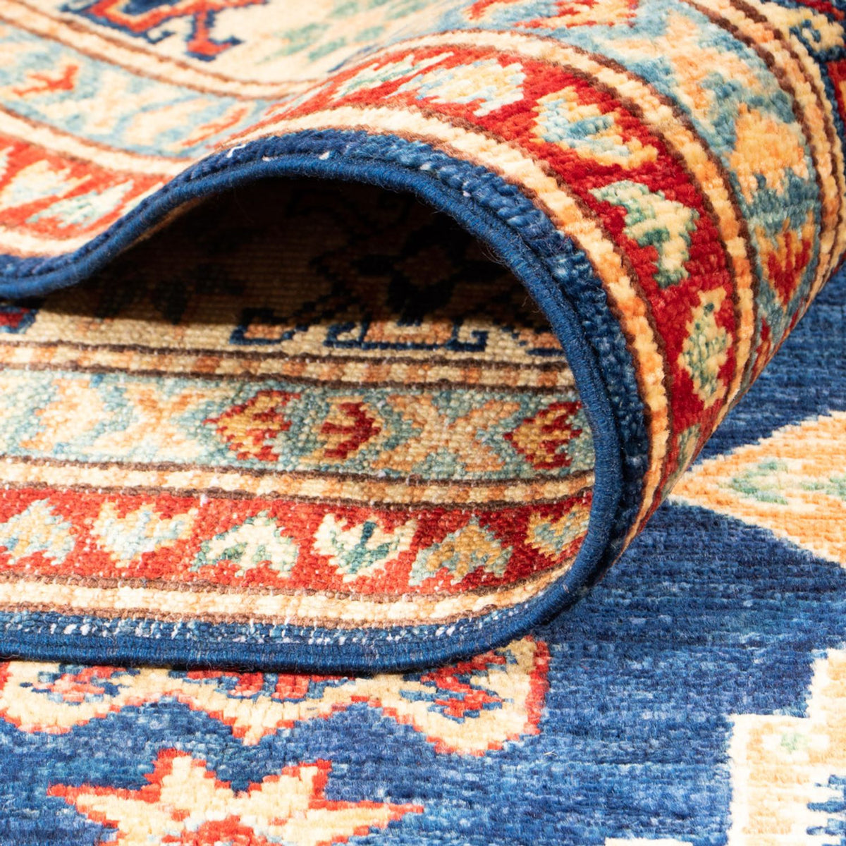 Tapis Ziegler - Kazak - 242 x 165 cm - bleu foncé