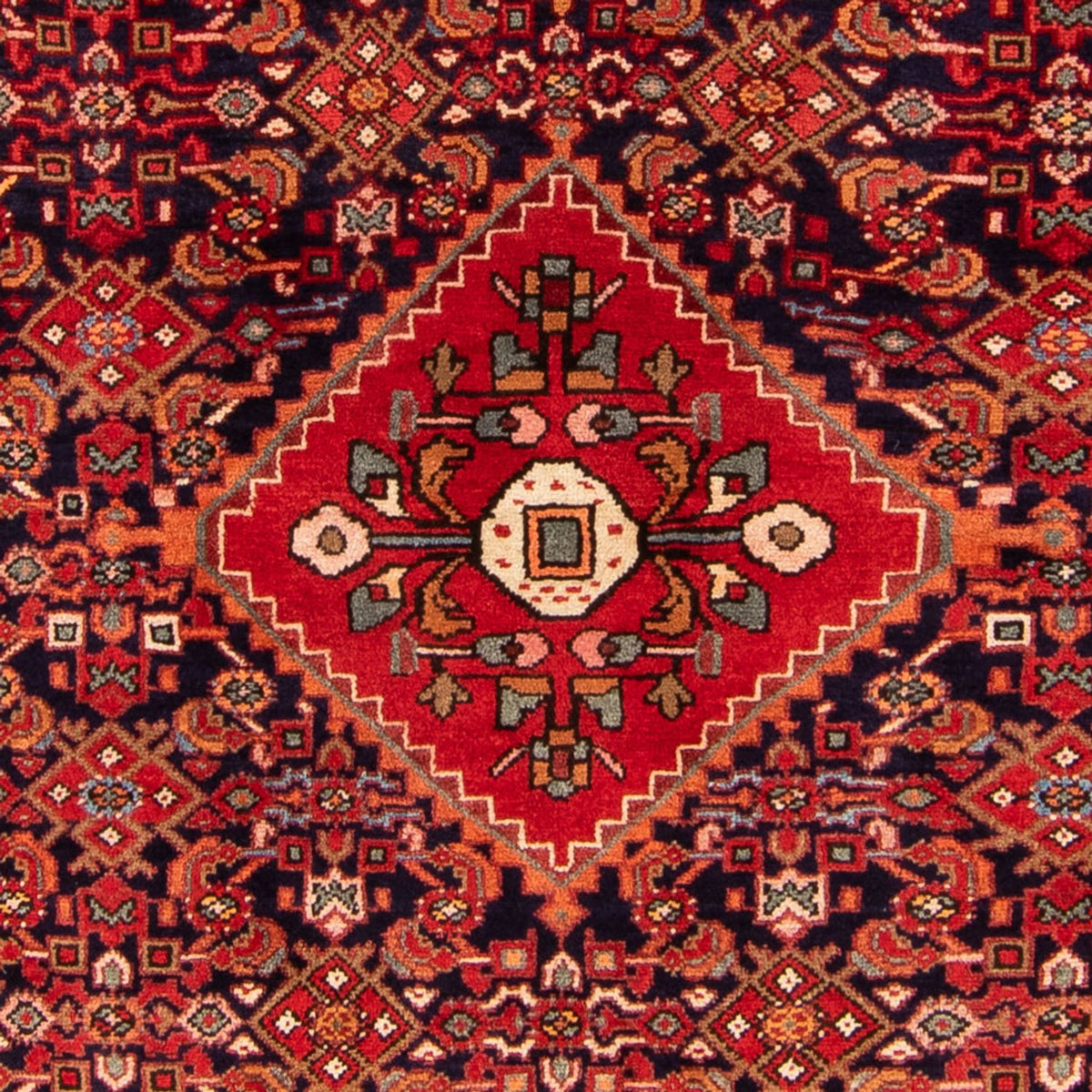 Tapis persan - Nomadic - 243 x 165 cm - bleu foncé