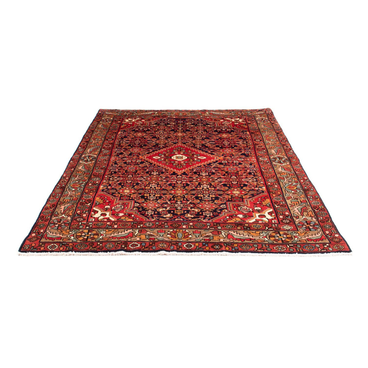 Tapis persan - Nomadic - 243 x 165 cm - bleu foncé