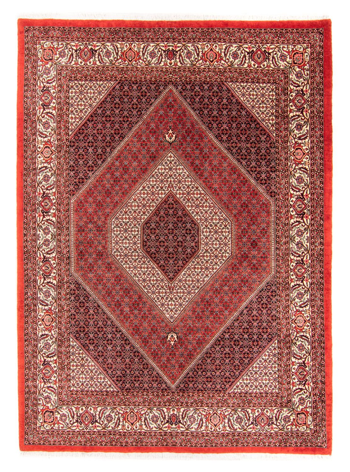 Tapis persan - Bidjar - 240 x 175 cm - rouge