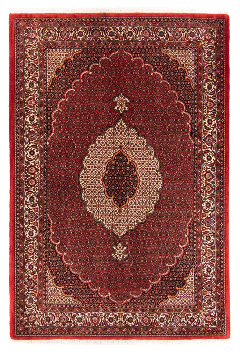 Tapis persan - Bidjar - 234 x 168 cm - rouge