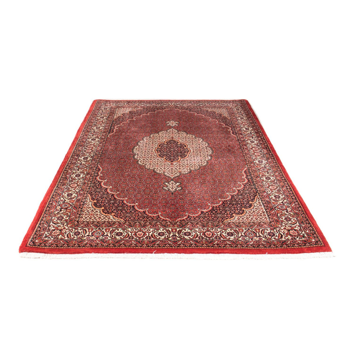 Tapis persan - Bidjar - 234 x 168 cm - rouge