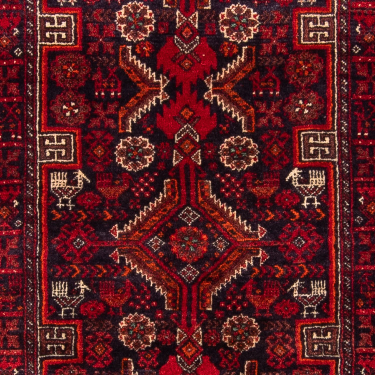 Tapis de couloir Tapis Belutsch - 182 x 96 cm - rouge
