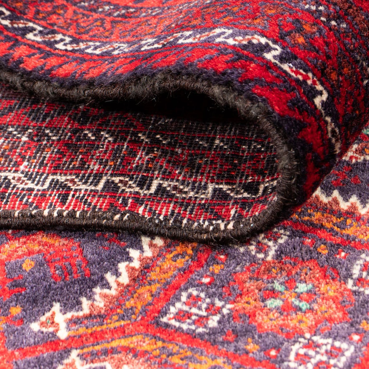 Tapis de couloir Tapis Belutsch - 182 x 96 cm - rouge