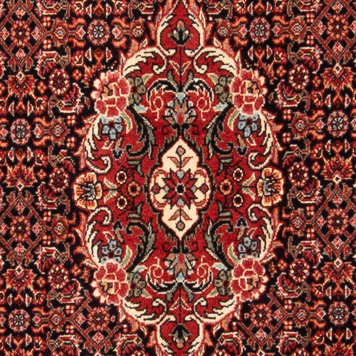 Tapis persan - Bidjar - 145 x 72 cm - bleu foncé