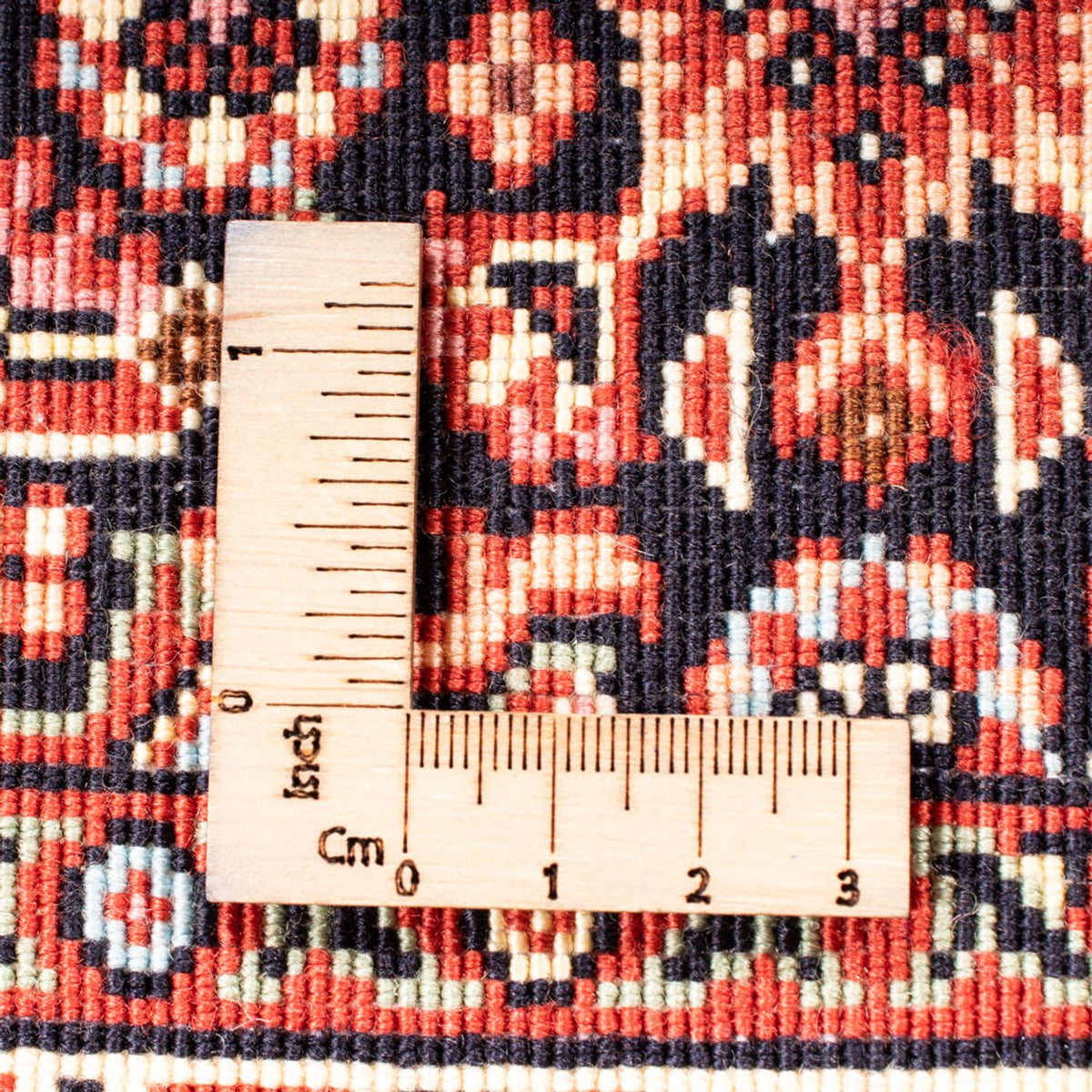 Tapis persan - Bidjar - 145 x 72 cm - bleu foncé
