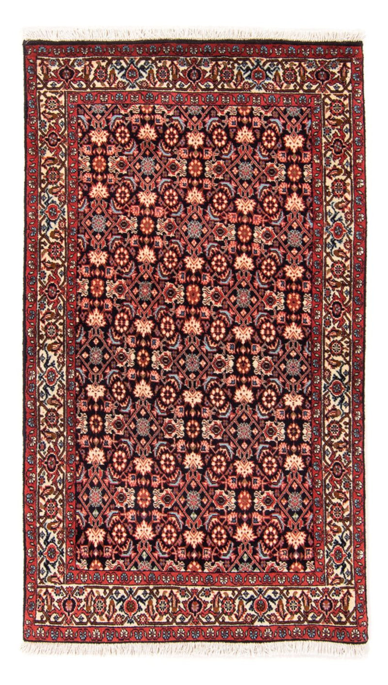 Tapis persan - Bidjar - 149 x 85 cm - bleu foncé