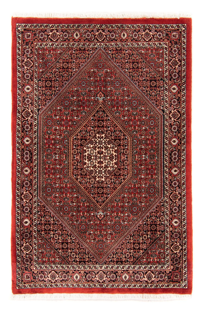 Tapis persan - Bidjar - 140 x 92 cm - rouge