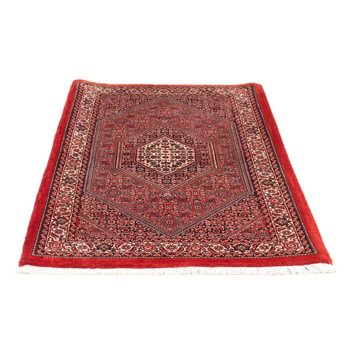 Tapis persan - Bidjar - 150 x 90 cm - rouge