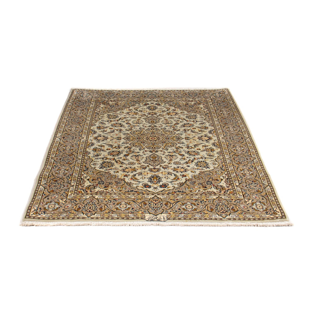 Tapis persan - Keshan - 170 x 118 cm - beige