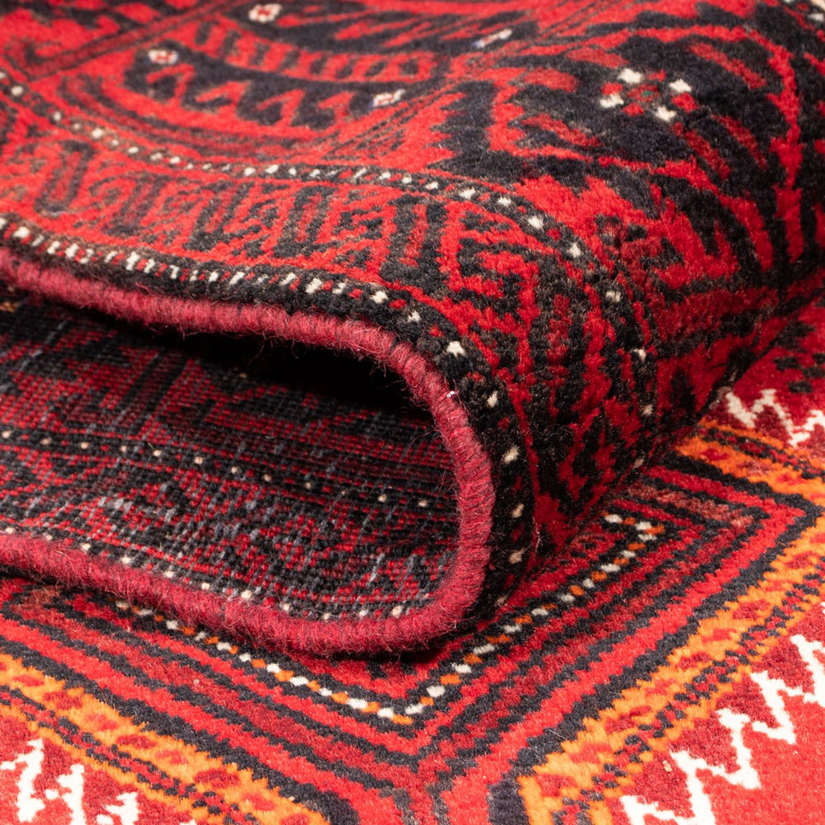 Tapis de couloir Tapis Belutsch - 211 x 102 cm - rouge