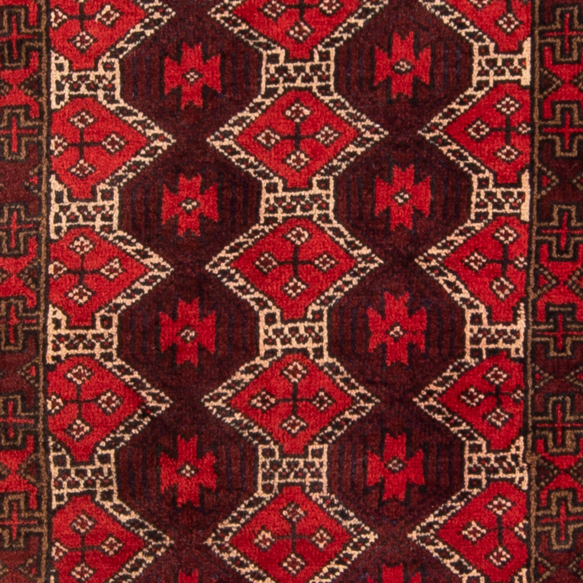Tapis de couloir Tapis Belutsch - 190 x 95 cm - rouge