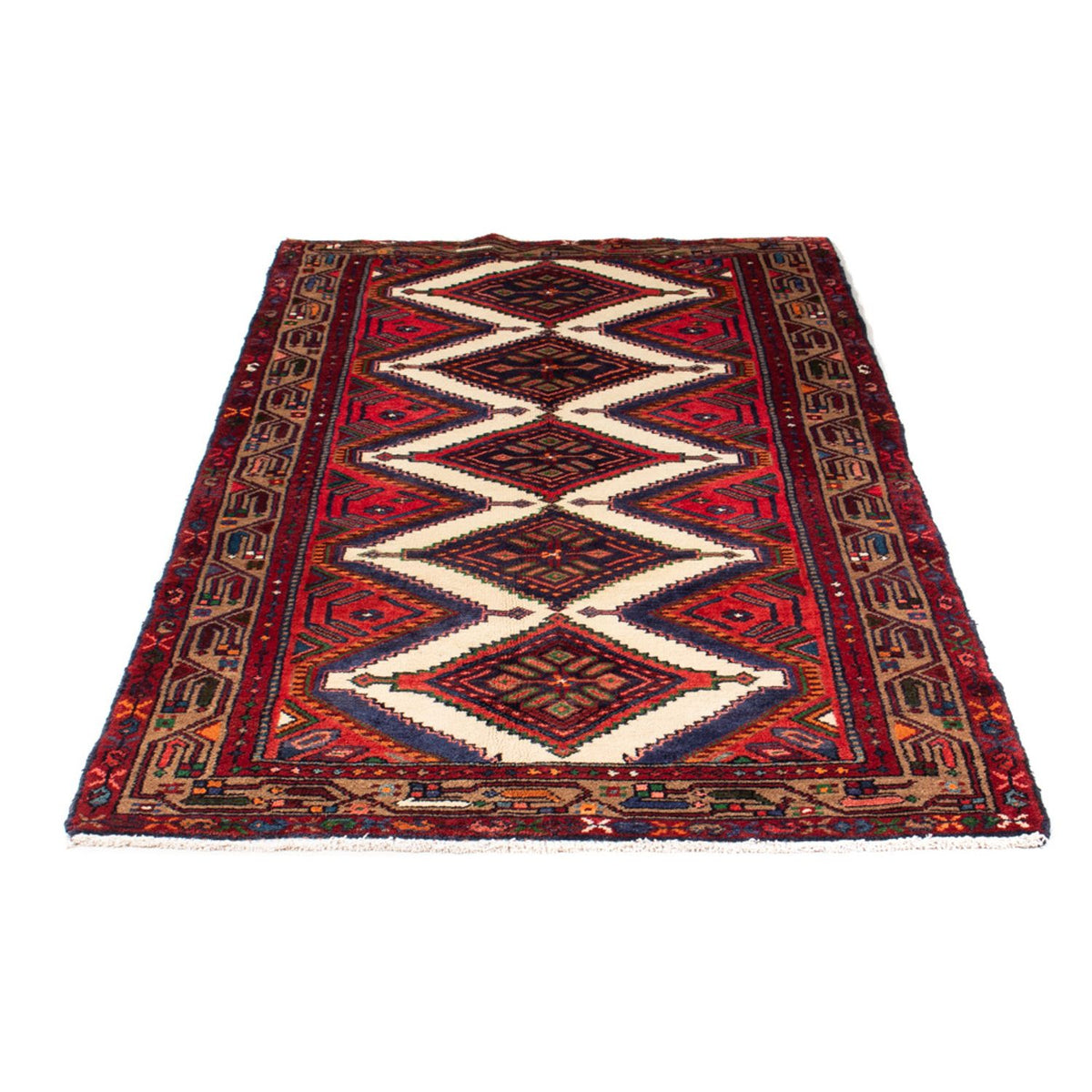 Tapis de couloir Tapis persan - Nomadic - 201 x 98 cm - rouge