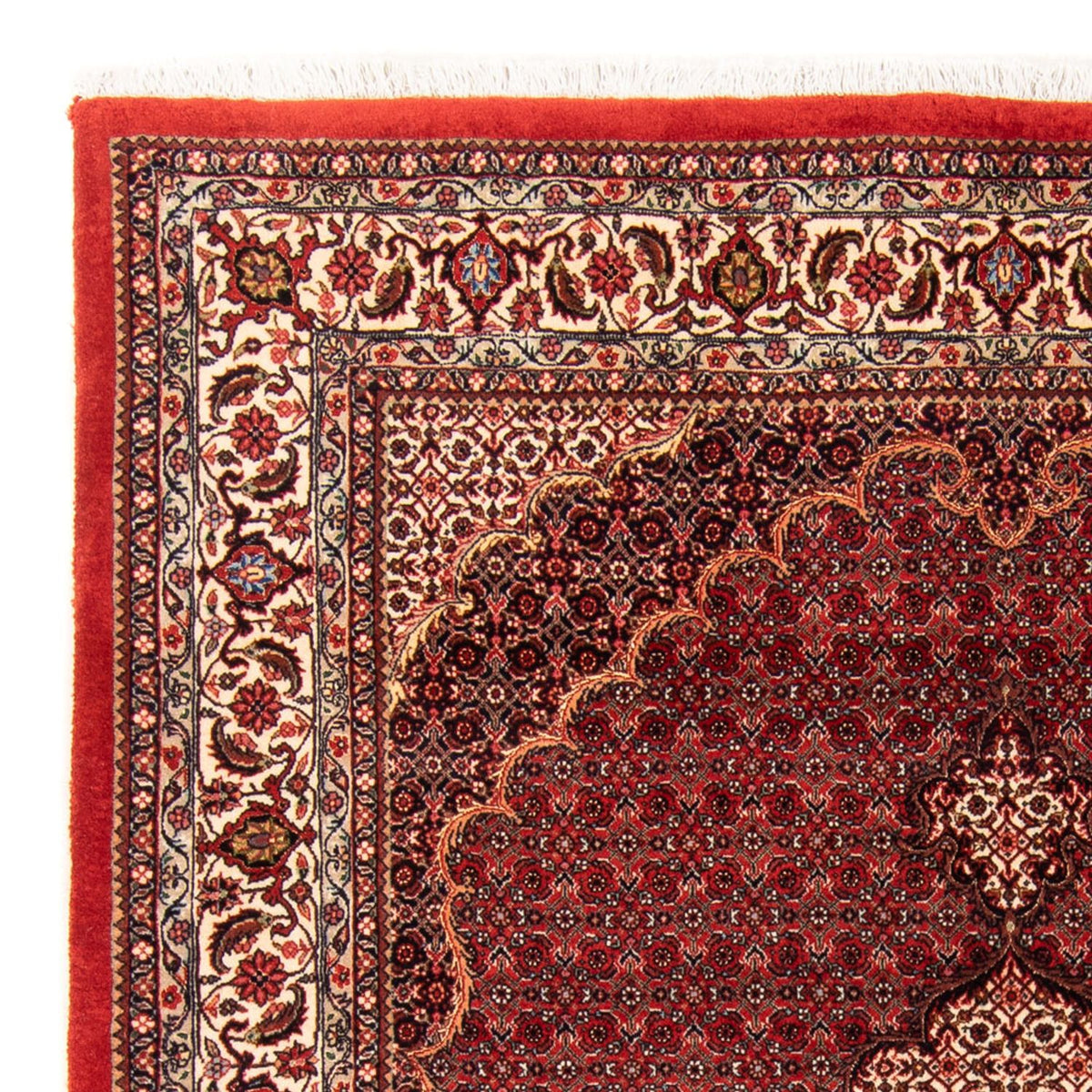 Tapis persan - Bidjar - 209 x 153 cm - rouge
