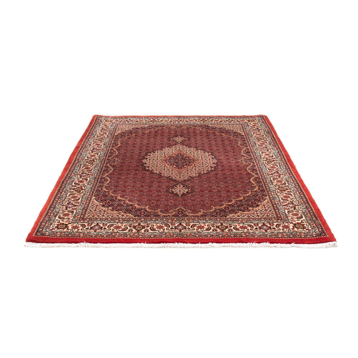 Tapis persan - Bidjar - 209 x 153 cm - rouge