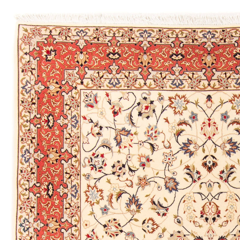 Tapis persan - Tabriz - Royal - 210 x 154 cm - crème